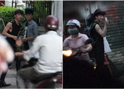 Sơn Tùng M-TP và em trai "trốn" fan sau tiệc sinh nhật