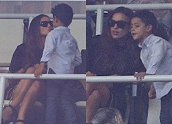 'Mẹ kế' Irina Shayk thân thiện với con riêng của Ronaldo