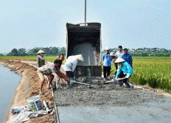 Vĩnh Phúc: Vượt khó thành công, thêm 3 xã sắp chạm đích