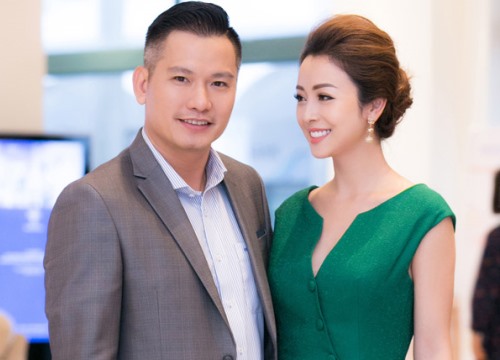 Jennifer Phạm sóng đôi ông xã doanh nhân đi sự kiện
