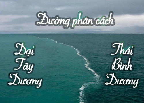 Why is there a dividing line between the Atlantic Ocean and the Pacific Ocean?