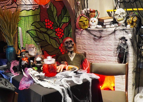 Cafe "Âm phủ" từ Nam ra Bắc phải khám phá mùa Halloween