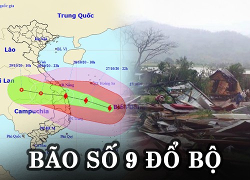 Bão số 9 đổ bộ vào Thừa Thiên huế - Bình Định và có thể giật sập nhà cấp 4