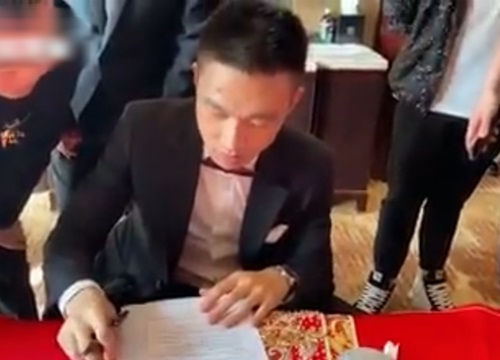 Chú rể thi IELTS mới được đón dâu