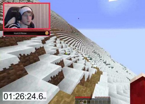 Mất hàng tháng trời, nam streamer mới xây dựng được đỉnh Everest trong Minecraft với tỷ lệ 1:1