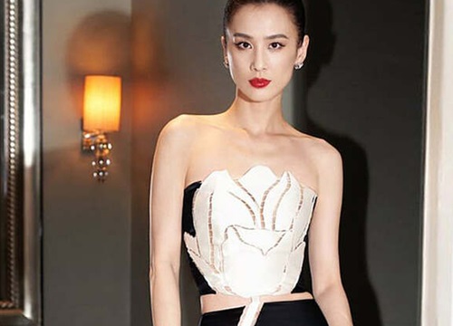 Minh tinh Trung Quốc Huỳnh Thánh Y mặc váy hoa tulip của Trần Hùng