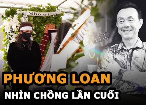 Tang lễ Chí Tài Tại Mỹ. Xót xa hình ảnh ca sĩ Phương Loan nhìn chồng lần cuối