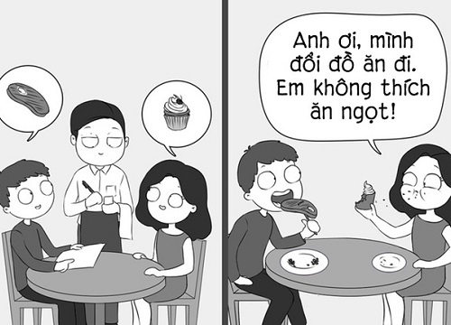 Bộ tranh: Cái hội yêu nhau ấy mà, cực ngớ ngẩn nhưng cũng bao dễ thương