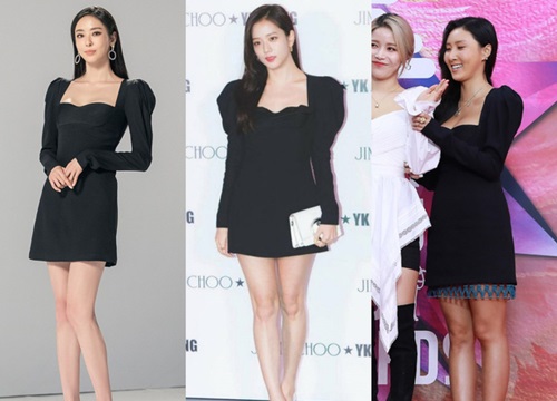 Cùng 1 chiếc váy, Jisoo khéo sửa để che chắn vòng 1 nhưng lại thua Lee Da Hee vì đôi chân cực phẩm không cần photoshop