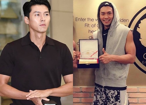 Suốt ngày "kín cổng cao tường" ai ngờ khi để hở, thân hình của Hyun Bin lại đáng mơ ước thế này