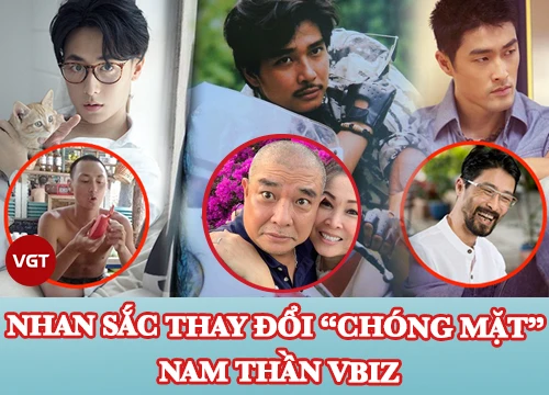 Nhan sắc thay đổi "chóng mặt" theo thời gian của các nam thần vbiz