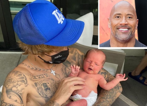 Dwayne Johnson chúc Justin Bieber sớm có con