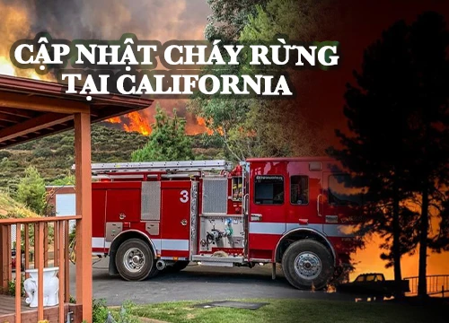 Cháy rừng tại California: Nhiều nhà cửa và xe cộ bị thiêu rụi thành tro