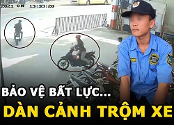 The scene of stealing 2 motorbikes in just a &quot;second&quot; is also helpless?