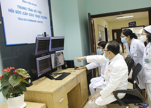 Cấp cứu các ca bệnh nặng kịp thời qua Tele-Icu
