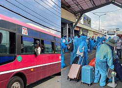 Thousands of people left Ho Chi Minh City for their hometown, stuck in Long An all night and had a happy ending