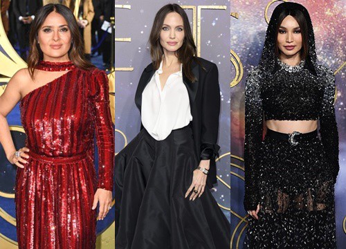 3 minh tinh đại náo thảm xanh Eternals: Angelina Jolie như trùm chăn, mỹ nhân Con Nhà Siêu Giàu "chặt chém" cả bom sex ngực khủng