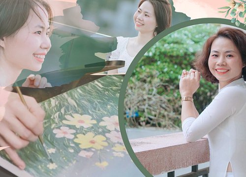 Cô giáo Lịch sử 34 tuổi nghỉ dạy, thi lại đại học thành thủ khoa hội họa