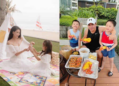 Hà Kiều Anh khoe ái nữ xinh như hoa hậu, Trung Dũng hé lộ chân dung 2 quý tử giấu kín bấy lâu