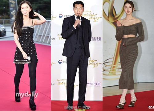 Thảm đỏ ngược đời: Thánh body Kpop bị mỹ nhân kém nổi "doạ" cướp spotlight, tài tử Jung Woo Sung chân dài át cả dàn nam thần NCT