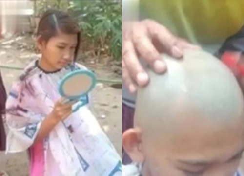 'Thượng đế' bị cạo trọc khi cắt tóc