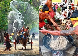 Myanmar: Water festival, Htamane glutinous rice cooking and a series of festivals bearing strong Buddhist beliefs