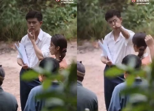 Bị quay lén trên phim trường "Thỉnh quân", Nhậm Gia Luân có ngay hành động "dằn mặt"' paparazzi khiến CĐM ngỡ ngàng