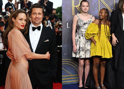 Brad Pitt tố Angelina Jolie ép con gái tomboy mặc váy, trang điểm để PR phim Eternals?