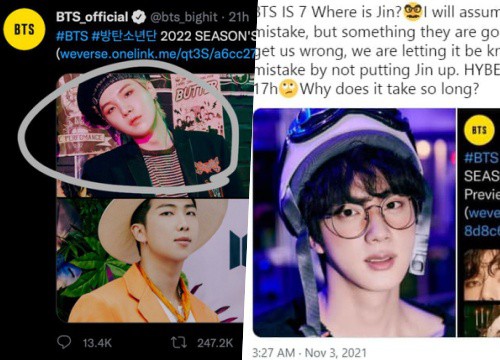 BTS chỉ có 7 thành viên nhưng chính công ty quản lý lại không tôn trọng, bỏ sót đến 2 lần trong ngày