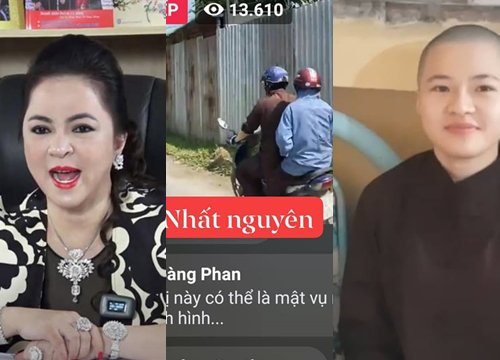 HOT: Nhóm "giả sư" chở cô gái trùm kín "trốn" khỏi Tịnh Thất Bồng Lai, nghi vấn bé Diễm My?