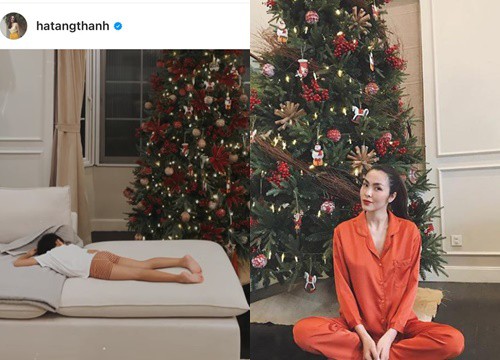 Biệt thự triệu đô nhà Hà Tăng đã lên đèn đón Noel, quý tử lọt vào ống kính và gây choáng với chi tiết này!