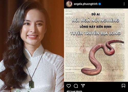 Angela Phương Trinh quyết tuyên truyền địa long dù bị phản ứng?