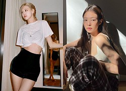 Jennie - Rosé (BLACKPINK) matches round 1 but the side is luxurious and modest, the side is full of sexy &quot;suffocating&quot;