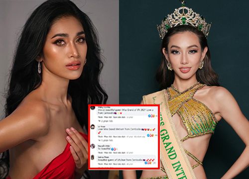 Netizen tràn vào fanpage Miss Grand International khen nấy khen để Thùy Tiên, thay mặt hoa hậu Campuchia xin lỗi?