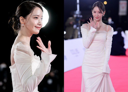 Hậu trường Yoona thử váy dự Rồng Xanh mà gây sốt: Hở bạo liệt khoe lưng trần sexy, không "bả mặt" còn xinh như nữ thần?