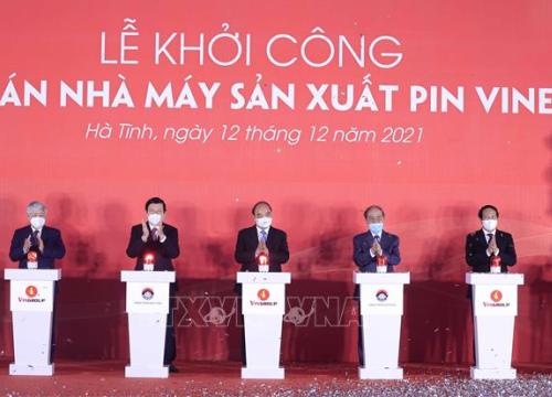 Chủ tịch nước dự khởi công dự án nhà máy sản xuất pin ô tô đầu tiên ở Việt Nam