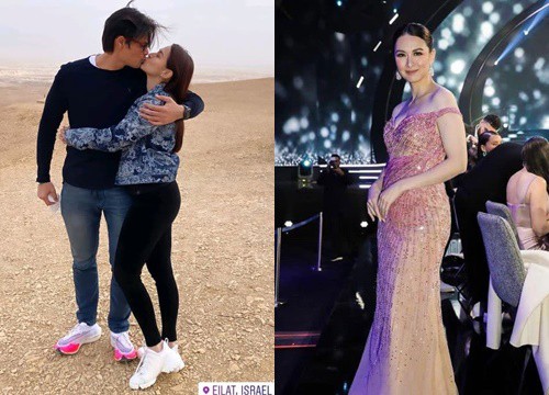 Marian Rivera mang thai lần 3, còn lộ bụng bầu "lùm lùm" khó chối, tài tử Dingdong Dantes nói gì?