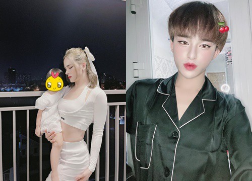 Trần Đức Bo bị netizen ném đá dữ dội vì đăng ảnh giả gái, bế em bé và ám chỉ đang là single mom