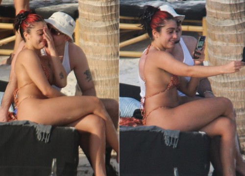 Con gái Madonna sexy bên bạn trai