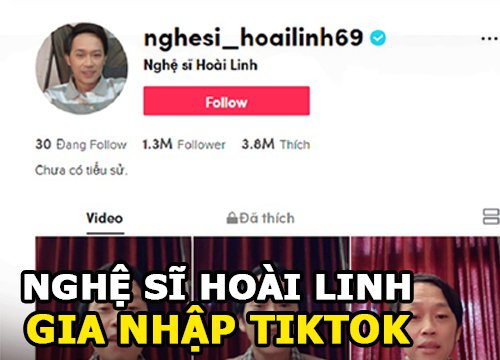 Nghệ Sĩ Hoài Linh tạo nên kỷ lục mới khi gia nhập TikTok