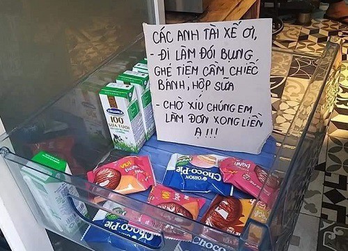 Sự tử tế của chủ quán làm ấm lòng anh em tài xế: 'Đi làm đói bụng, ghé tiệm cầm chiếc bánh, hộp sữa'