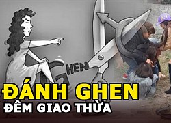 Qua lại với người có gia đình, cô gái bị túm tóc đánh ghen ngay trong đêm giao thừa