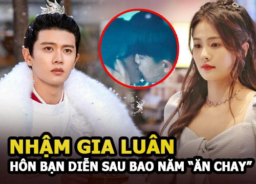 Nhậm Gia Luân hôn bạn diễn Bạch Lộc trong Trường An Như Cố sau bao năm "ăn chay" trên màn ảnh