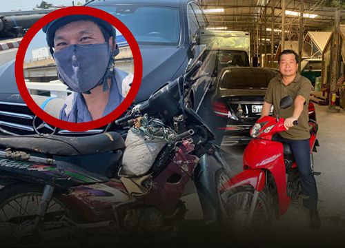 Dừng xe nhặt tiền gây tai nạn: Chủ xe Mercedes không bắt đền, mà còn tặng tiền và món quà giá trị