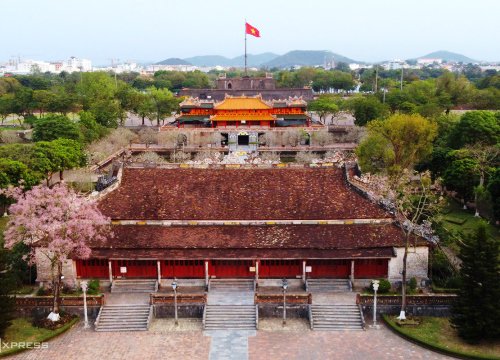 Hiện trạng điện Thái Hòa trước lúc trùng tu