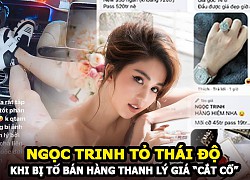 Ngoc Trinh was accused of selling and liquidating at an &quot;exorbitant&quot; price, and immediately made a move to reveal the hidden meaning