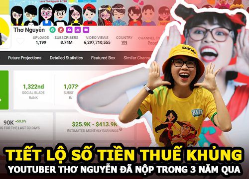 Thơ Nguyễn - Tiết lộ số tiền thuế "khủng" đã nộp trong 3 năm qua