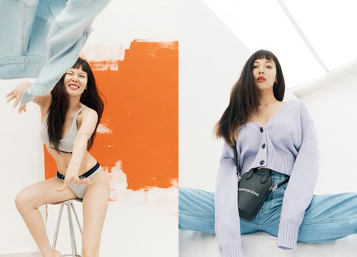 Hyun A và Lay Zhang tiếp tục mang đến sức nóng trong chiến dịch Xuân Hè 2021 mới nhất của Calvin Klein.