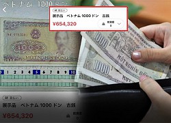 Young people selling 1,000 VND bills in Japan at the price of 140 million VND