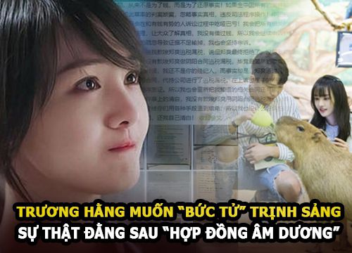 Trương Hằng muốn bức tử Trịnh Sảng và "góc khuất" trong "hợp đồng âm dương"